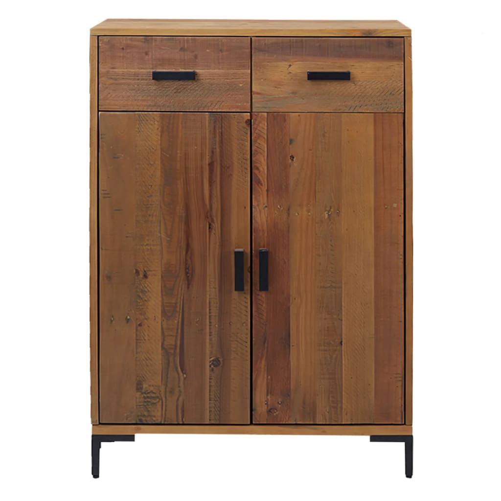 vidaXL Schoenenkast 75x40x110 cm massief grenenhout
