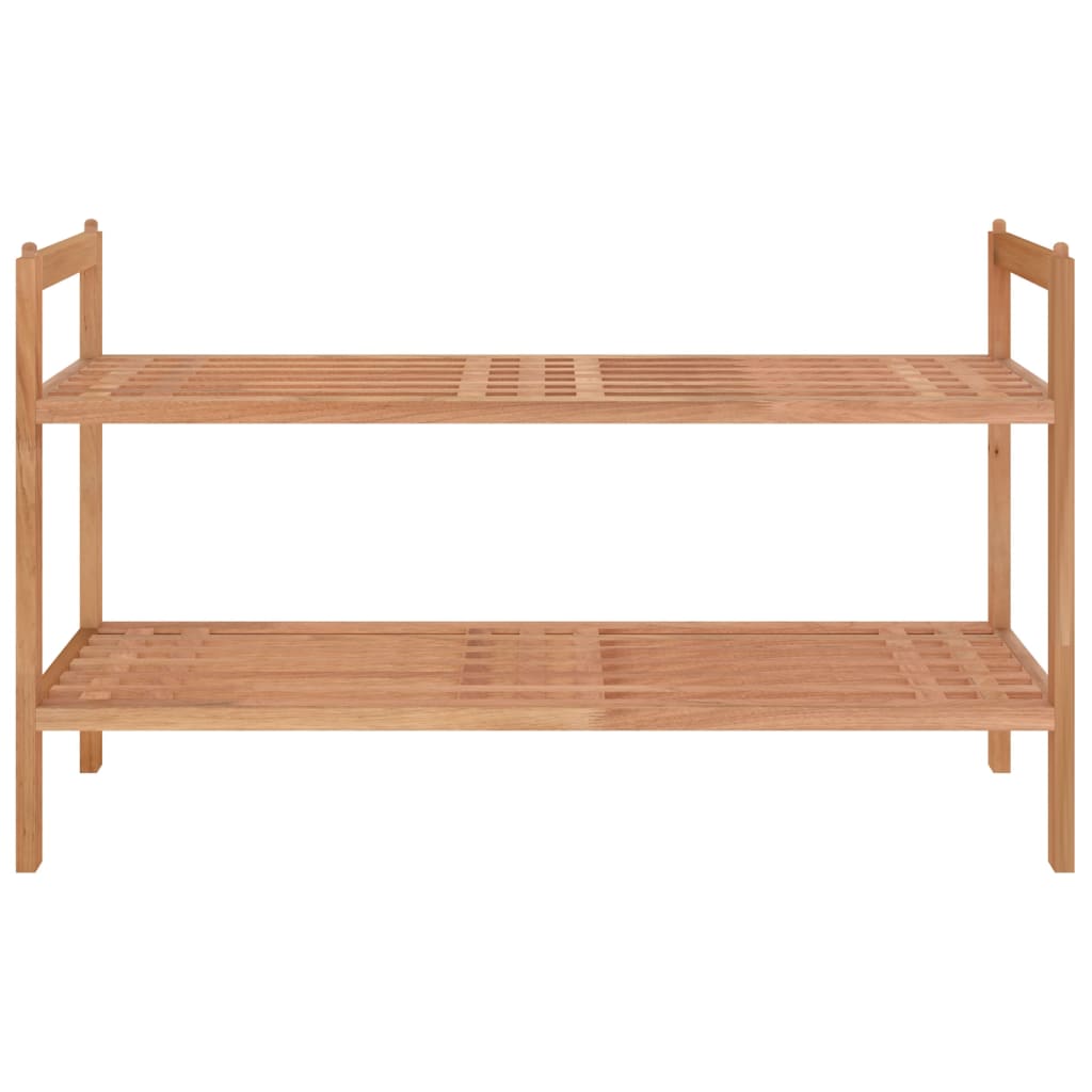 vidaXL Schoenenrek 69x27x41 cm massief walnotenhout