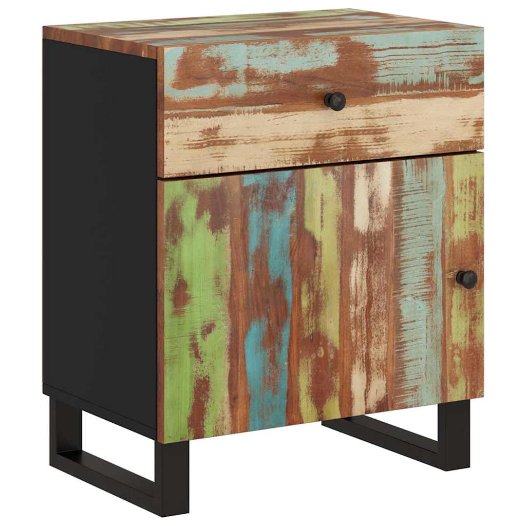 vidaXL Nightstands 50x33x60 cm Solid Mango Wood and Engineered Wood