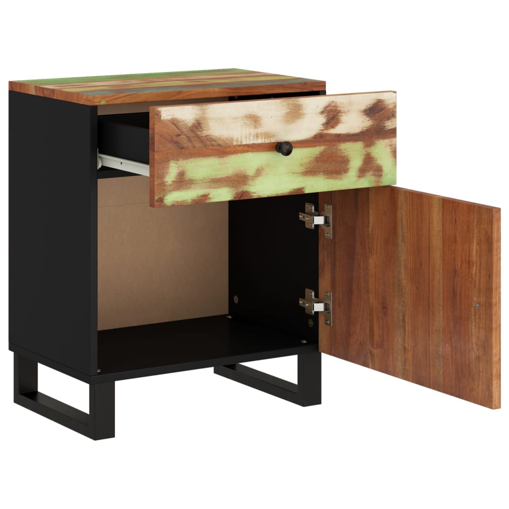 vidaXL Nightstands 50x33x60 cm Solid Mango Wood and Engineered Wood