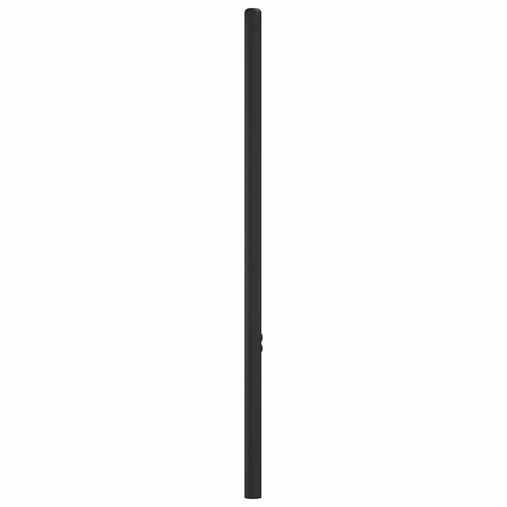 vidaXL Vervangend hoofdbord metaal zwart 75 cm