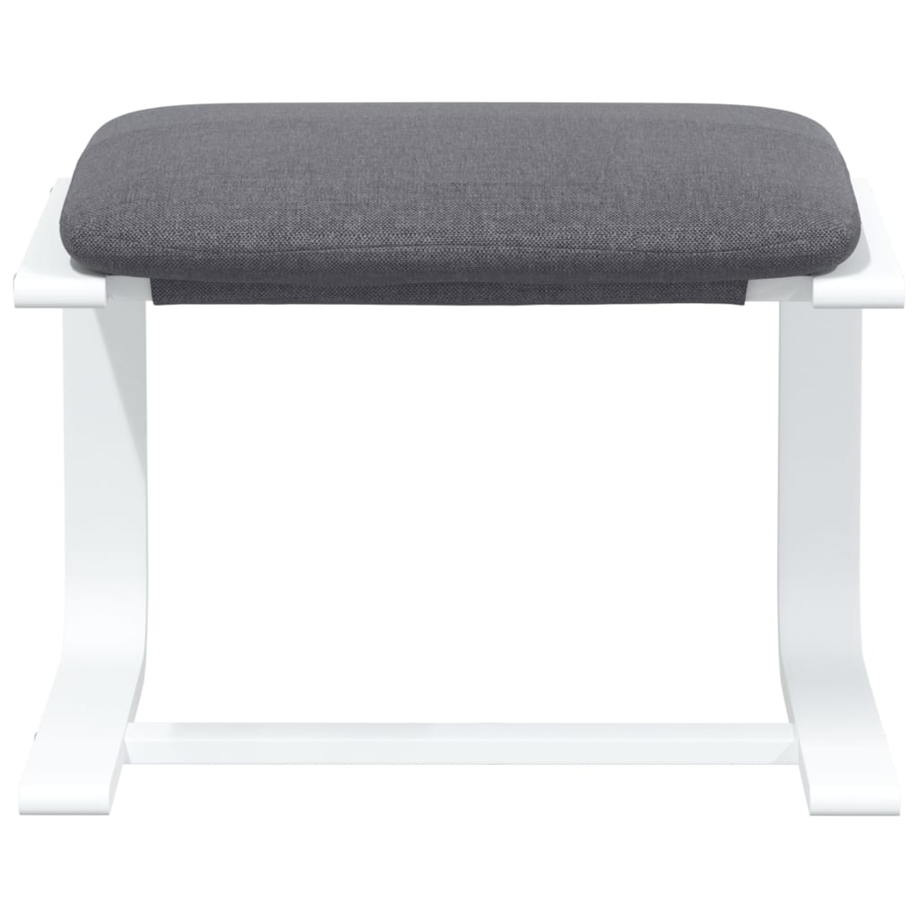 vidaXL Voetenbank 51x41x40 cm stof crèmekleurig