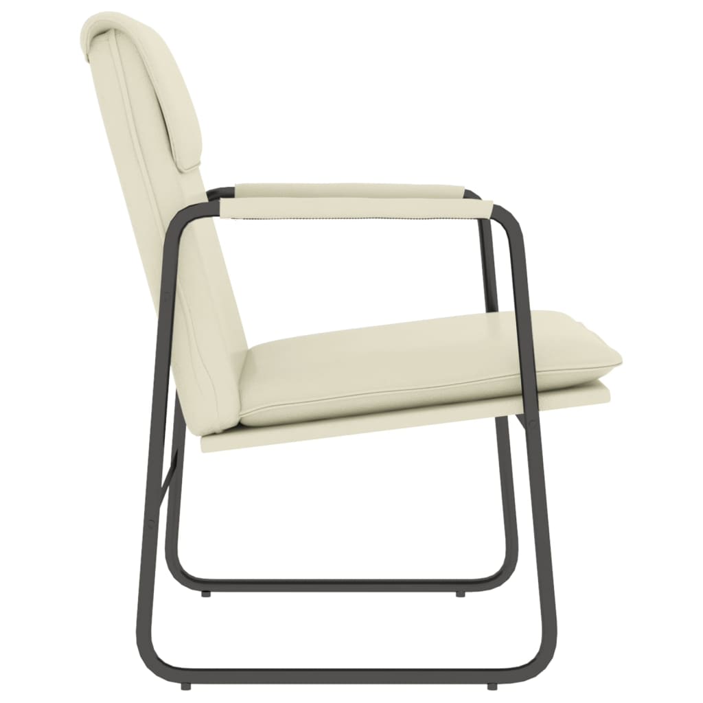 vidaXL Lounge chair 55x64x80 cm faux leather black