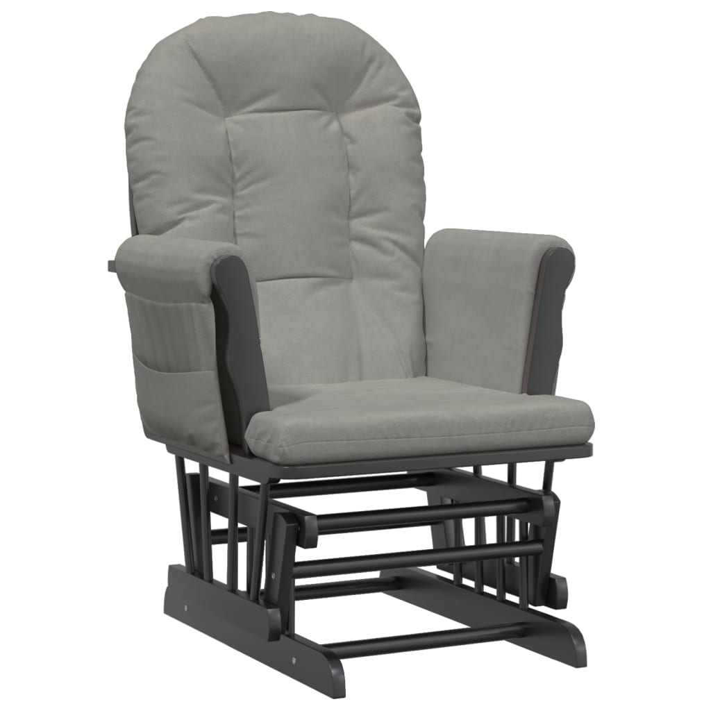 vidaXL Recliner with Footstool Fabric Light Pink