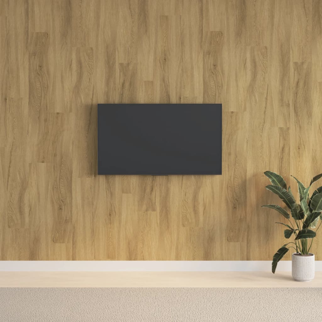 vidaXL Wandpanelen houtlook 4,12 m² PVC bruin