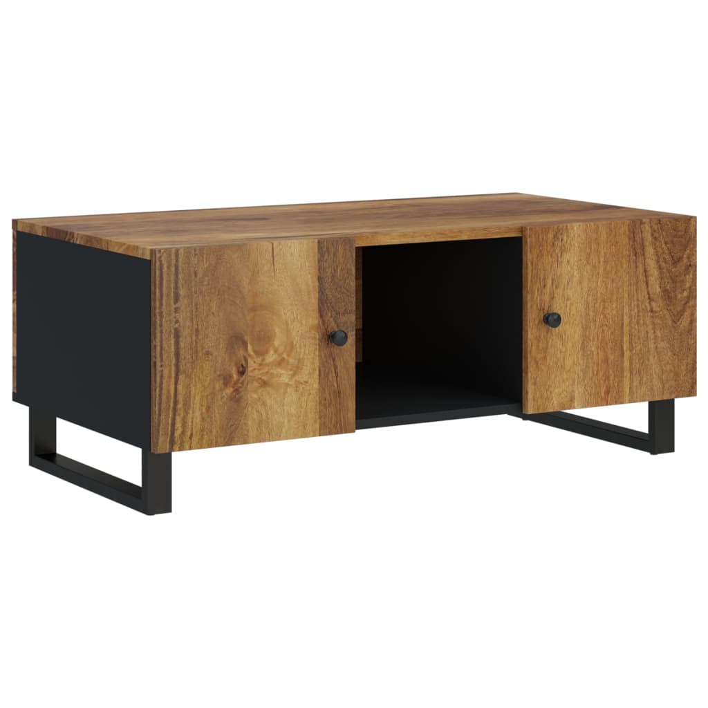 vidaXL Coffee Table 100x54x40 cm Solid Mango Wood and Engineered Wood