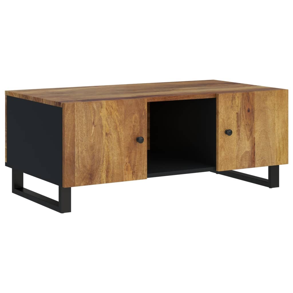 vidaXL Coffee Table 100x54x40 cm Solid Mango Wood and Engineered Wood