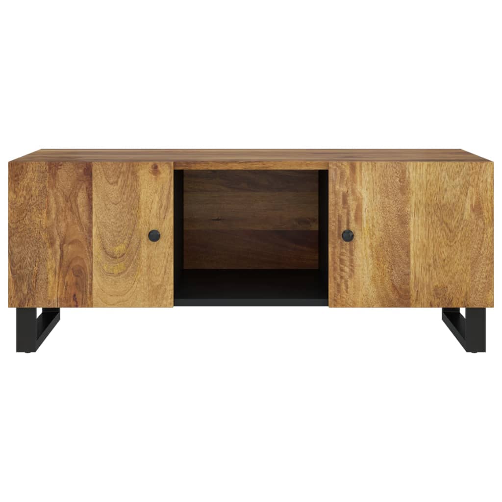 vidaXL Coffee Table 100x54x40 cm Solid Mango Wood and Engineered Wood