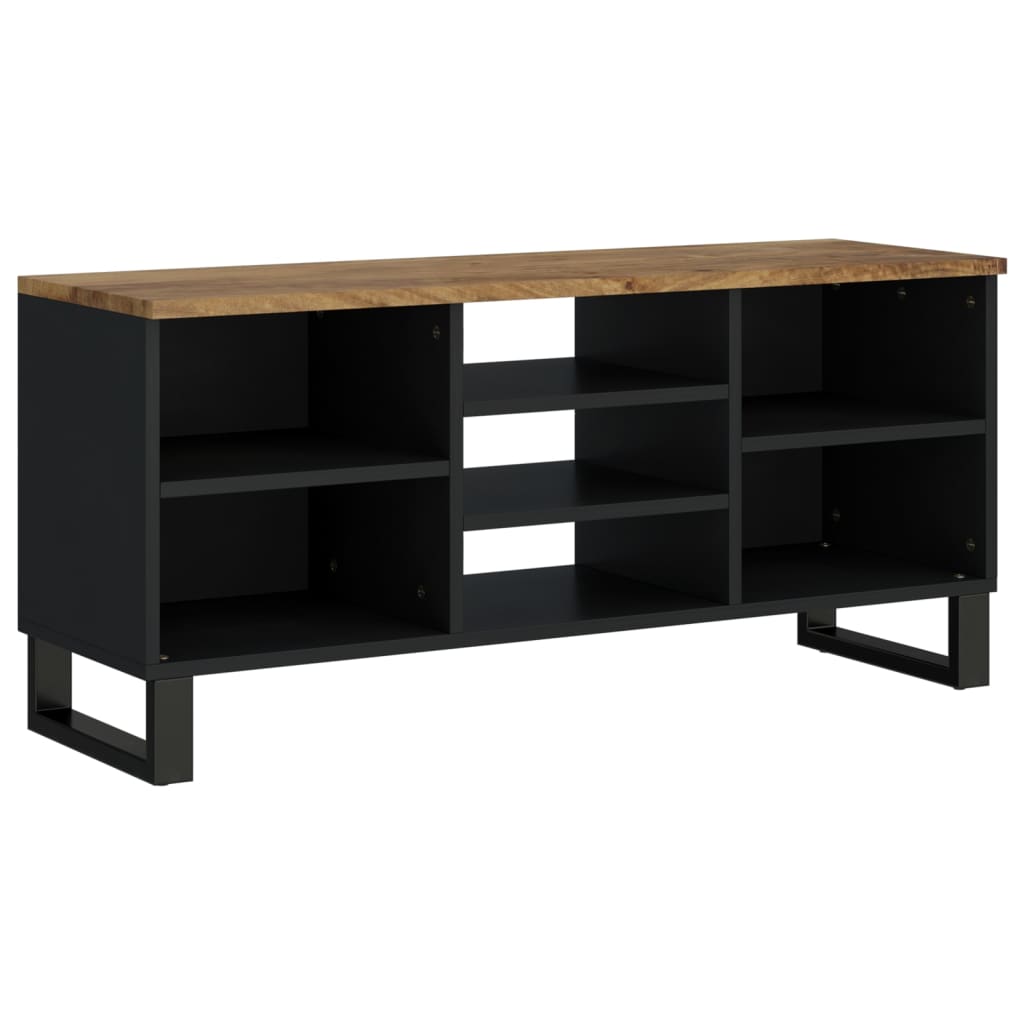 vidaXL Tv-meubel 100x33x46 cm massief mangohout en bewerkt hout