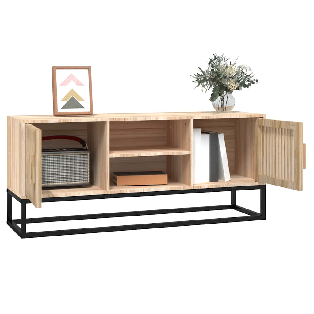 vidaXL Tv-meubel 105x30x45 cm bewerkt hout wit