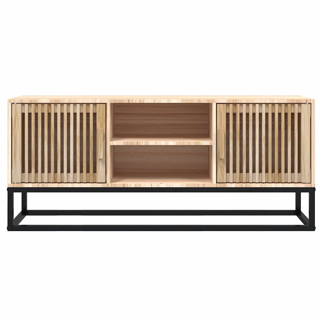 vidaXL Tv-meubel 105x30x45 cm bewerkt hout wit