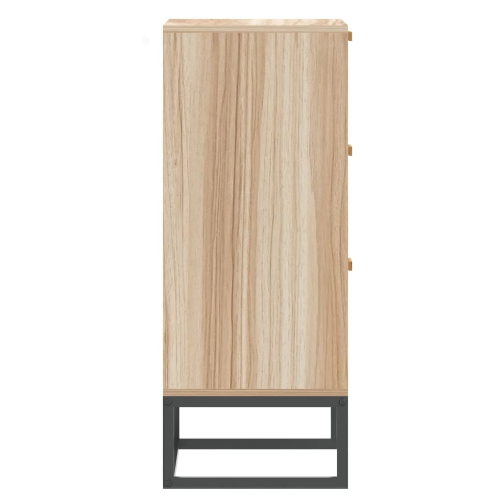 vidaXL Dressoir 60x30x75 cm bewerkt hout wit