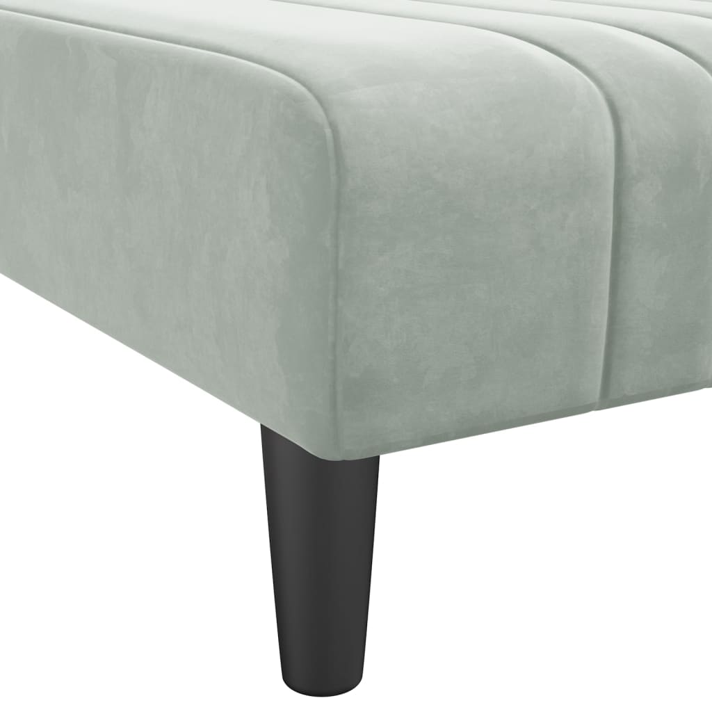 vidaXL Chaise Lounge Velvet Blue
