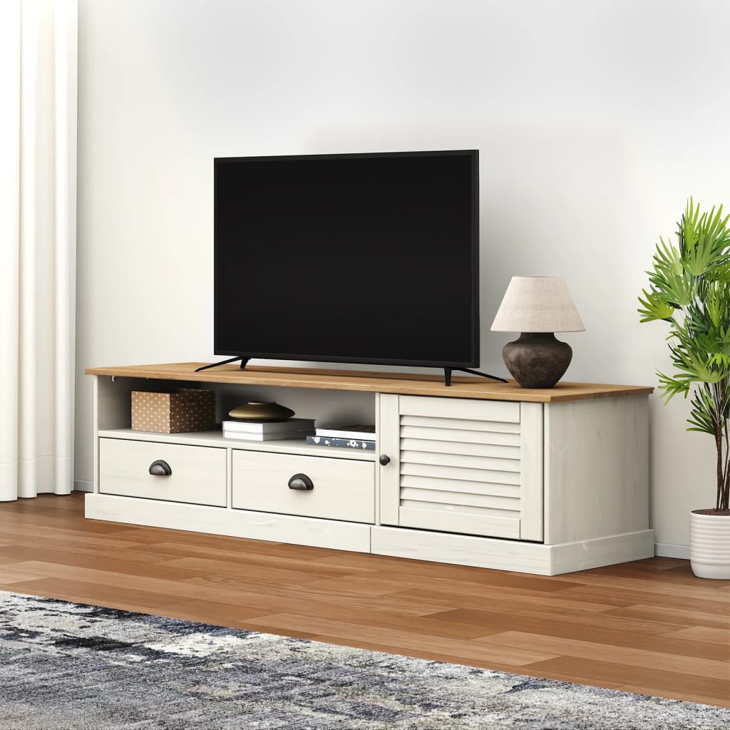 vidaXL Tv-meubel VIGO 156x40x40 cm massief grenenhout