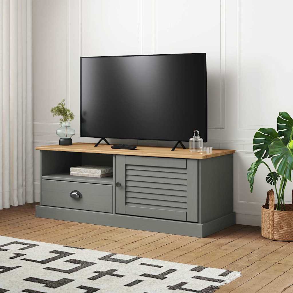 vidaXL Tv-meubel VIGO 106x40x40 cm massief grenenhout