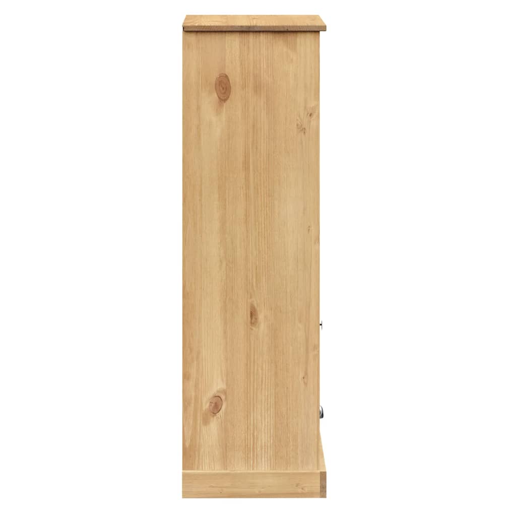 vidaXL Bookcase VIGO 60x35x114.5 cm solid pine wood