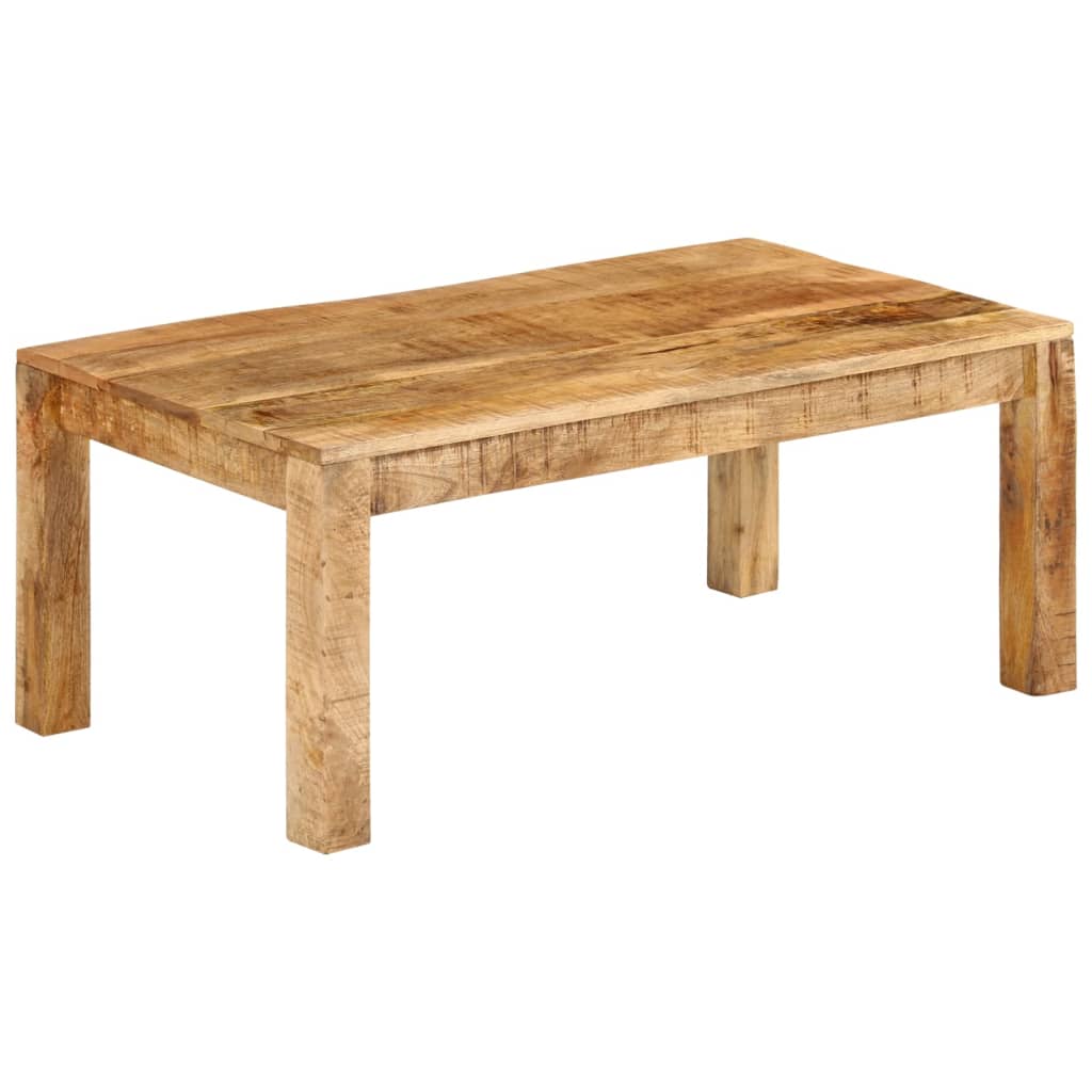 vidaXL Coffee Table 80x80x40 cm Solid Mango Wood