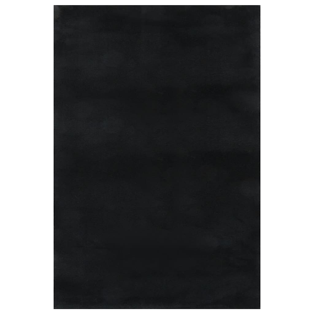 vidaXL Vloerkleed shaggy zwart 240x305 cm polyester