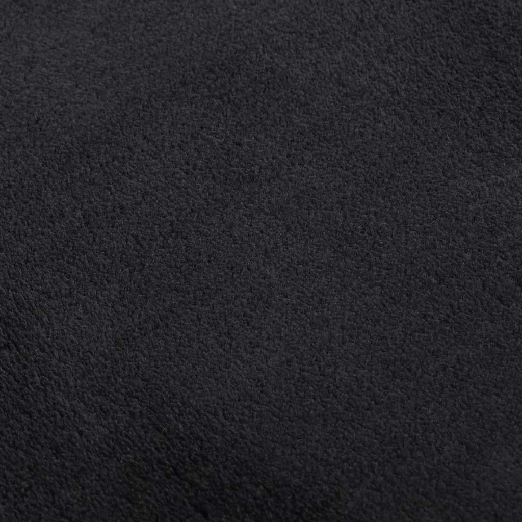 vidaXL Vloerkleed shaggy zwart 240x305 cm polyester