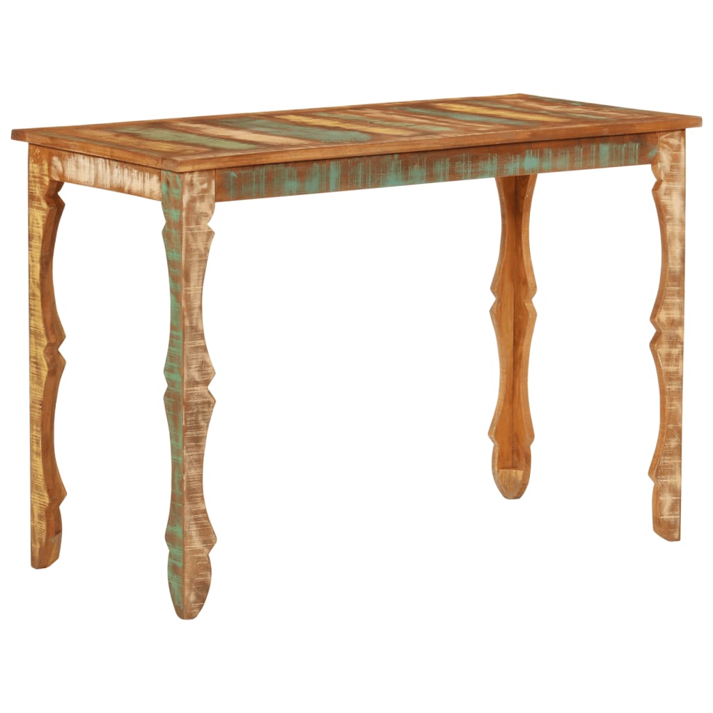 vidaXL Eettafel 160x80x76 cm massief gerecycled hout