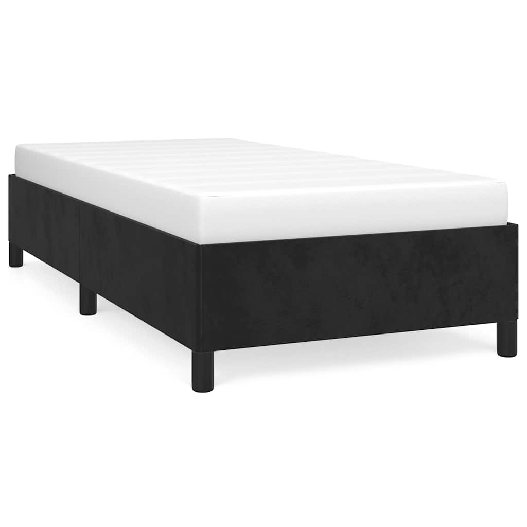 vidaXL Bedframe zonder matras king eenpersoons maat fluweel zwart