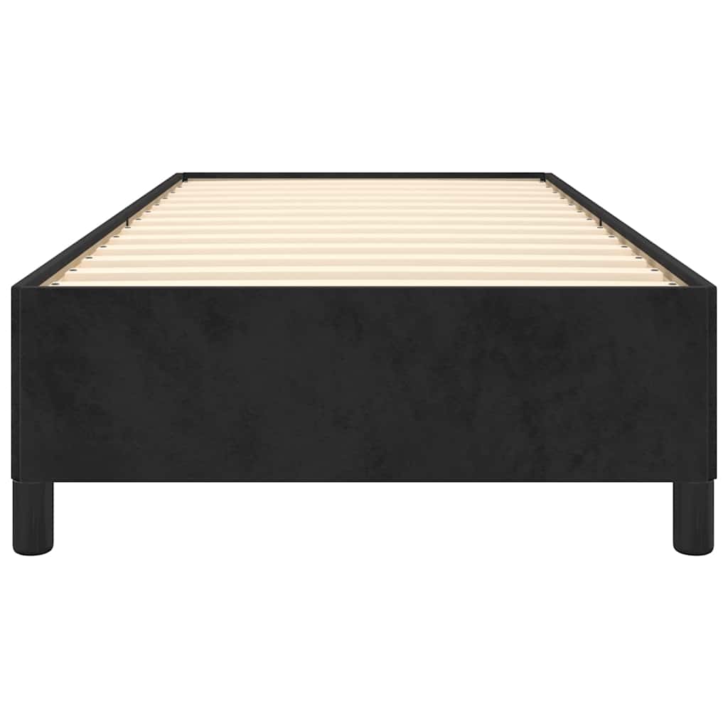 vidaXL Bedframe zonder matras king eenpersoons maat fluweel zwart