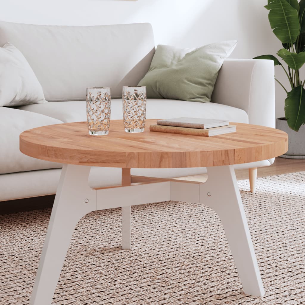 vidaXL Tafelblad rond Ø30x1,5 cm massief beukenhout