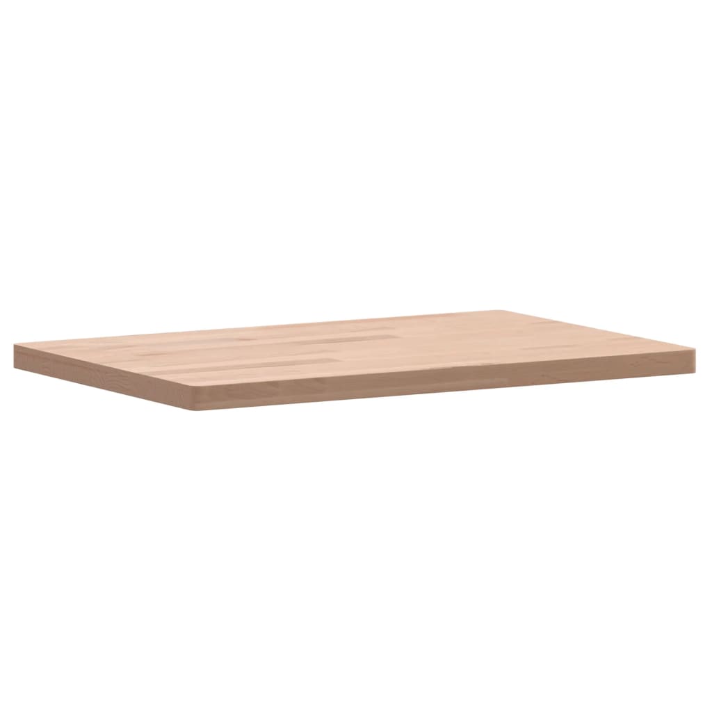 vidaXL Wastafelblad 80x40x1,5 cm massief beukenhout