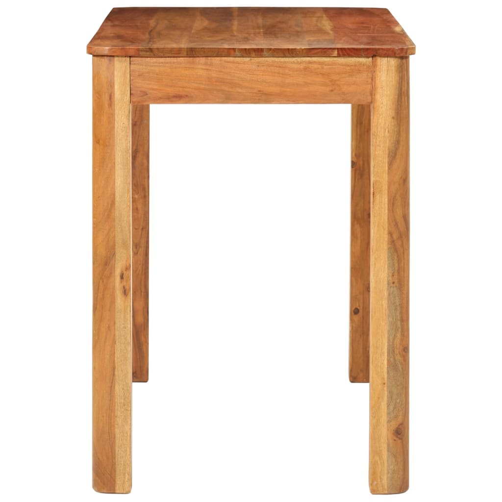 vidaXL Dining Table 110x55x76 cm Solid Acacia Wood