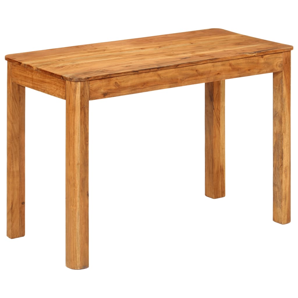 vidaXL Dining Table 110x55x76 cm Solid Acacia Wood