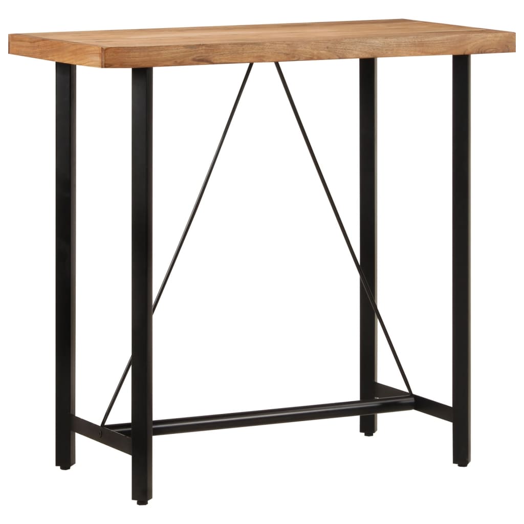 vidaXL Bar Table 60x60x107 cm Solid Acacia Wood