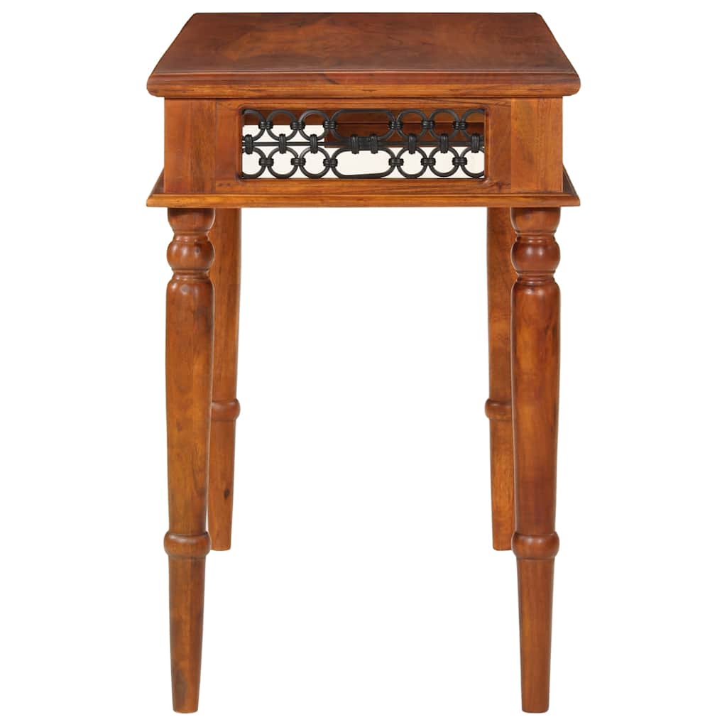 vidaXL Bureau met lade 110x50x76 cm massief acaciahout