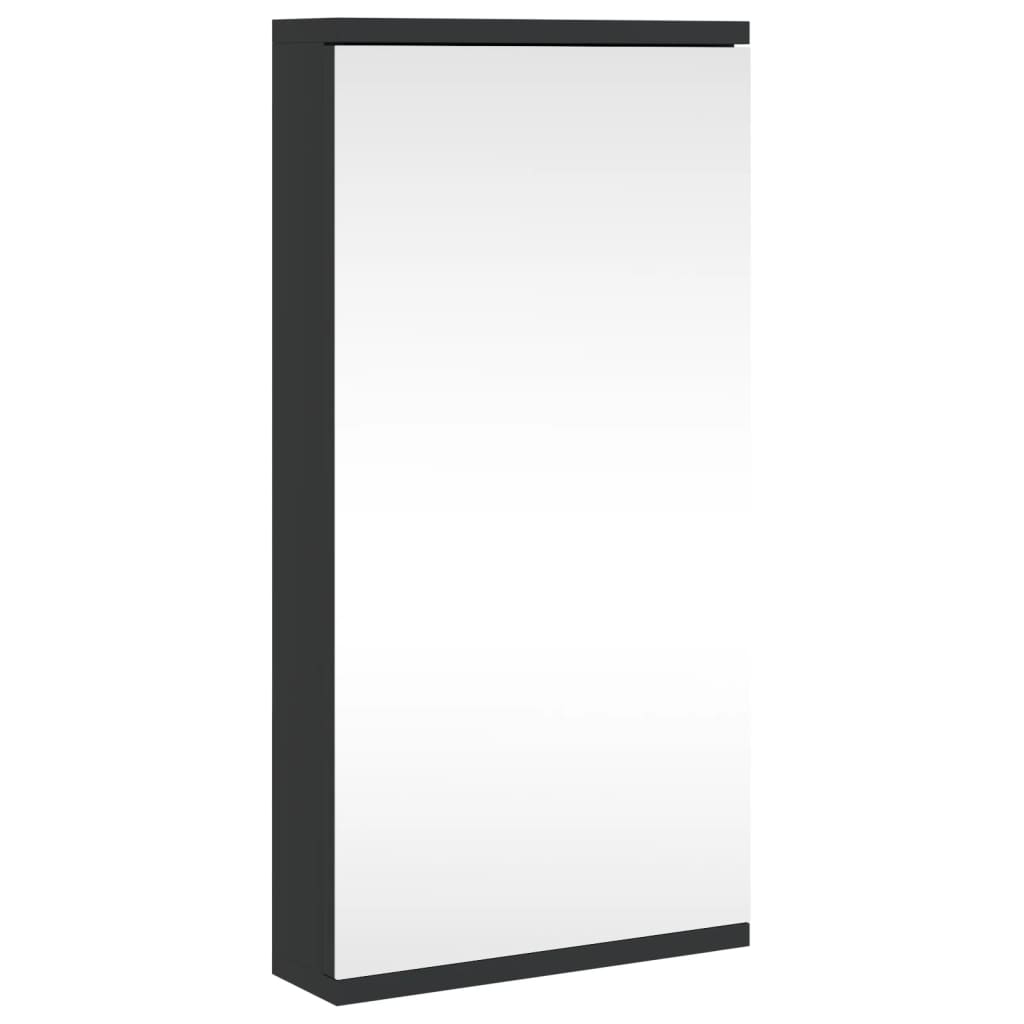 vidaXL Bathroom Cabinet with Mirror 30x24x60 cm White