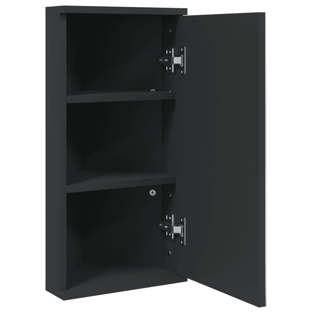 vidaXL Bathroom Cabinet with Mirror 30x24x60 cm White