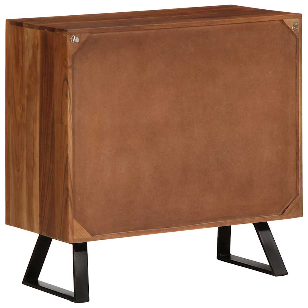 vidaXL Ladekast 70x35x70 cm massief acaciahout honingbruin