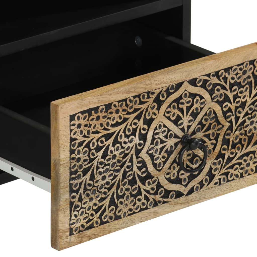 vidaXL Nachtkastje 40x33x46 cm massief mangohout