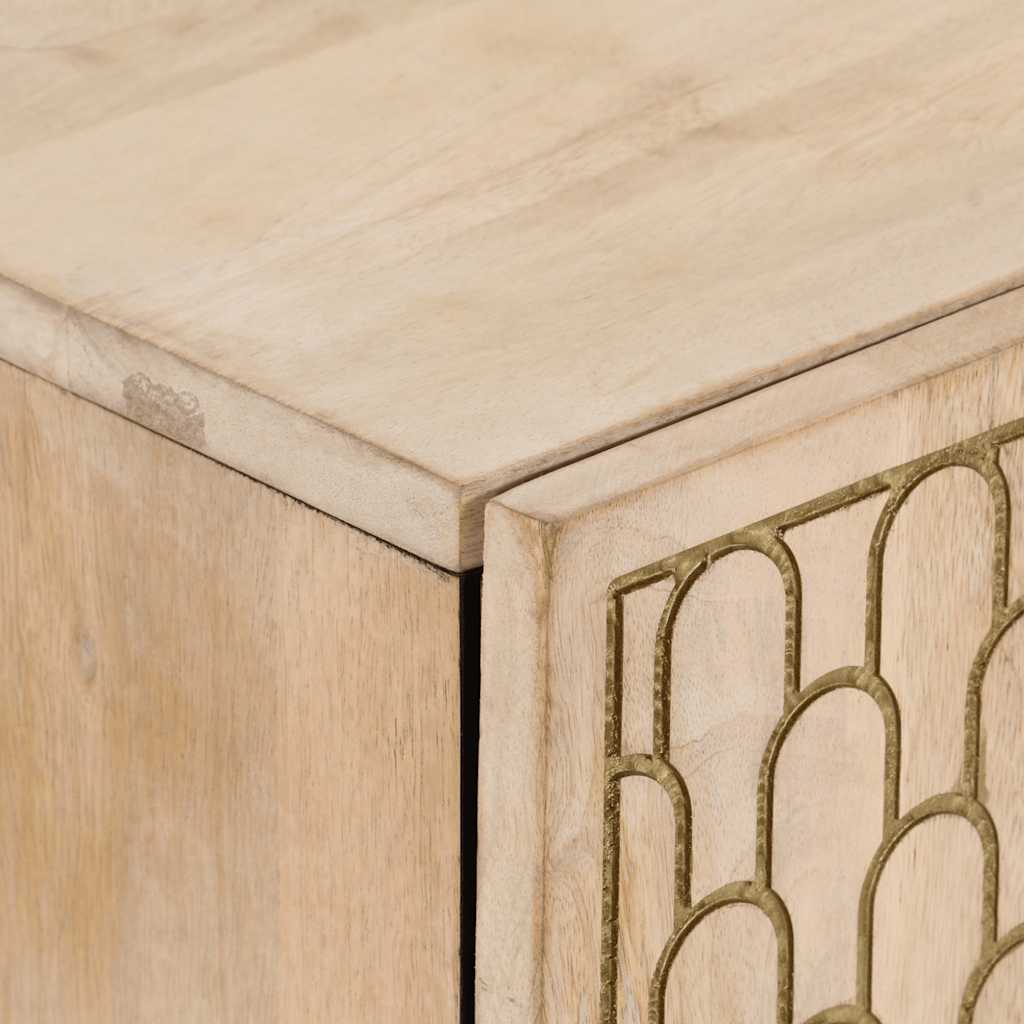 vidaXL Sideboard 60x33x75 cm solid mango wood