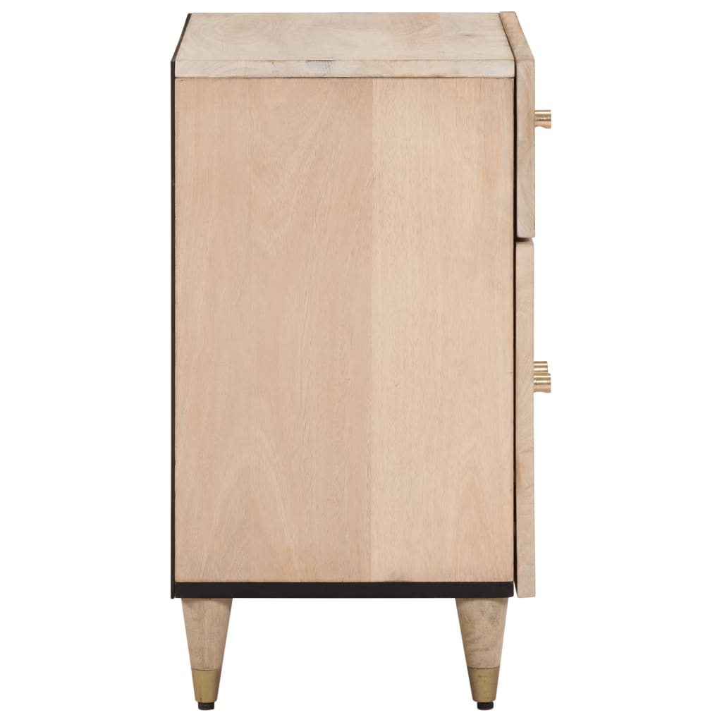 vidaXL Nightstand 50x33x60 cm solid mango wood