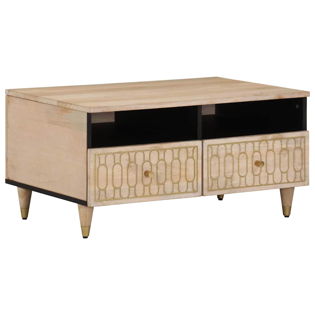 vidaXL Coffee table 80x54x40 cm solid mango wood