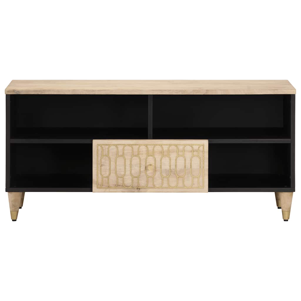 vidaXL TV cabinet 100x33x46 cm solid mango wood
