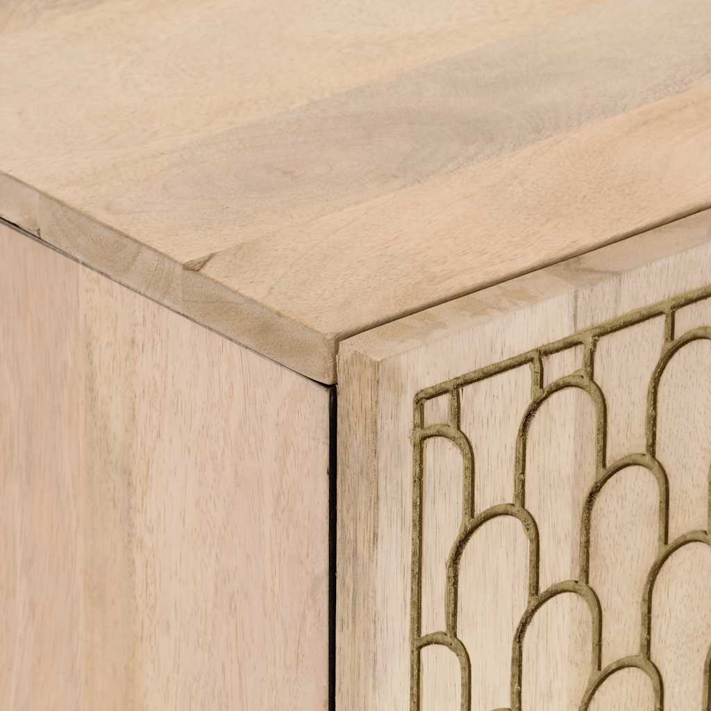 vidaXL Wastafelkast 62x33x58 cm massief mangohout