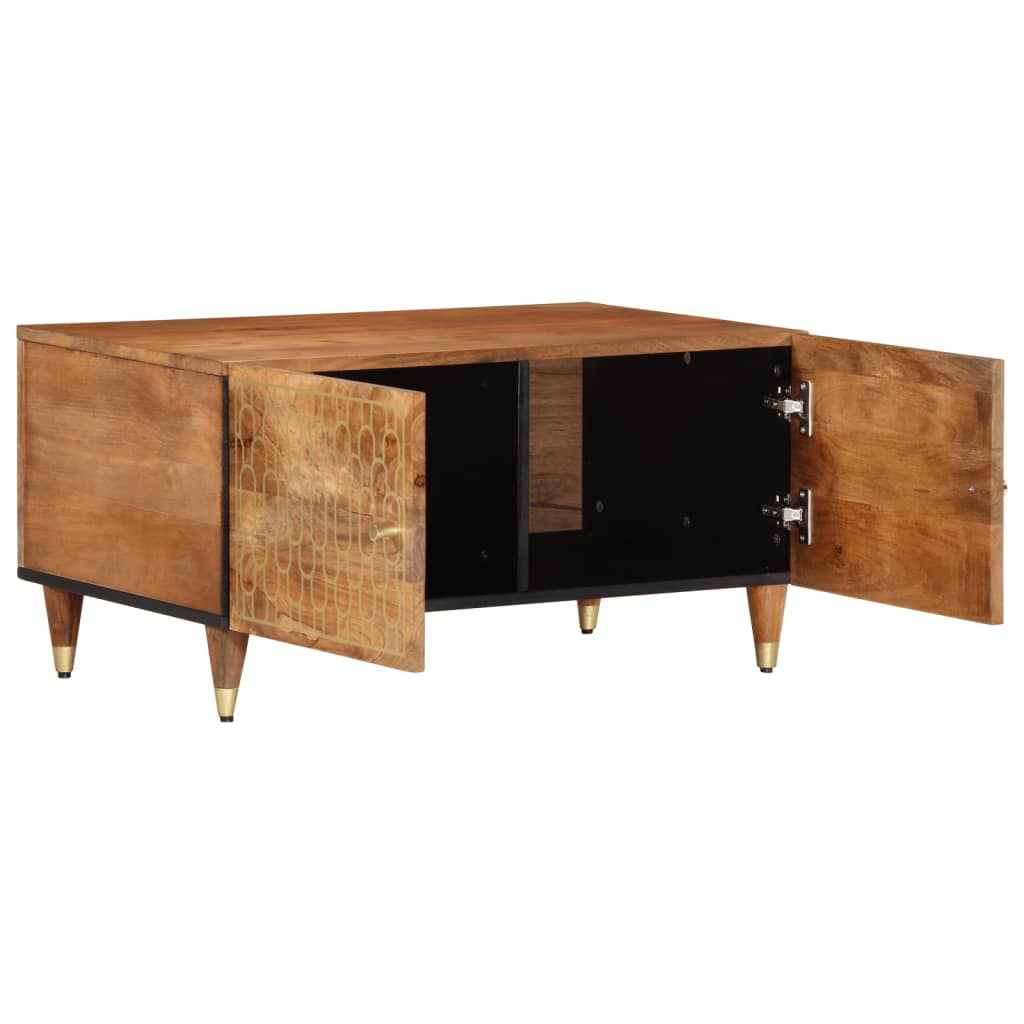 vidaXL Salontafel 80x50x40 cm massief mangohout