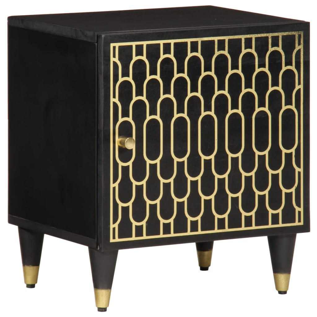 vidaXL Nightstands 2 pcs 40x33x46 cm solid mango wood