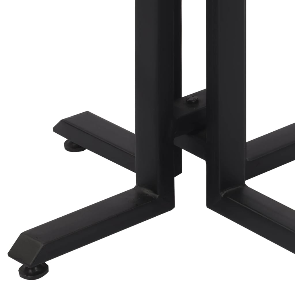 vidaXL Salontafel rond Ø55x40 cm massief gerecycled teakhout