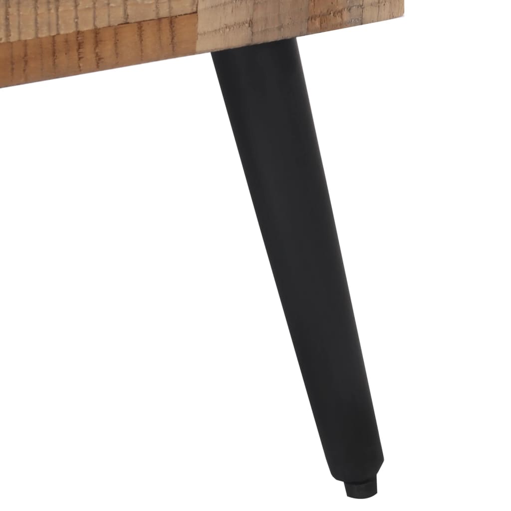 vidaXL Wandtafel 110x34x80 cm massief gerecycled teakhout
