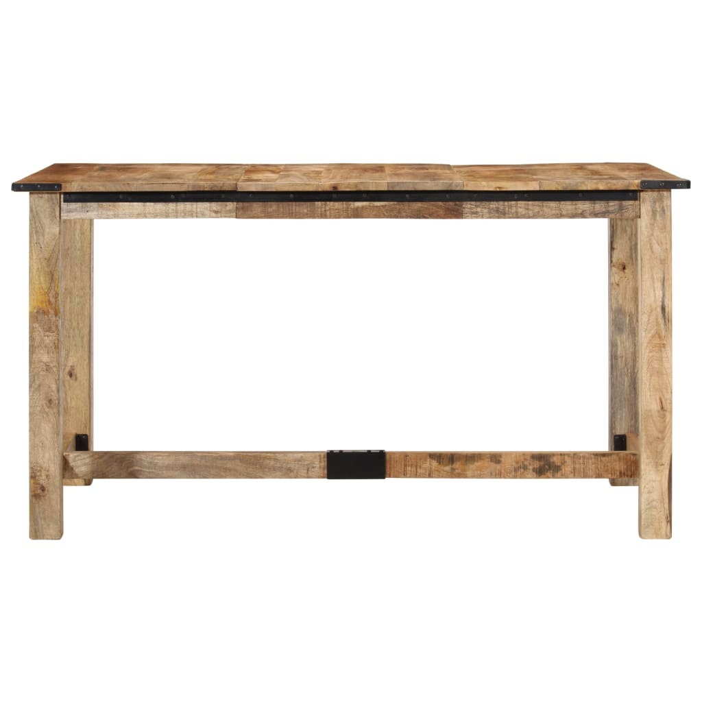 vidaXL Dining Table 140x70x75 cm Solid Mango Wood