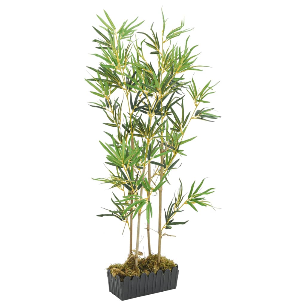 vidaXL Kunstplant bamboe 368 bladeren 80 cm groen