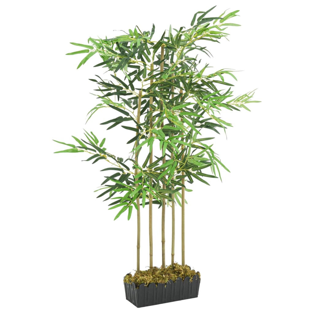 vidaXL Kunstplant bamboe 500 bladeren 80 cm groen