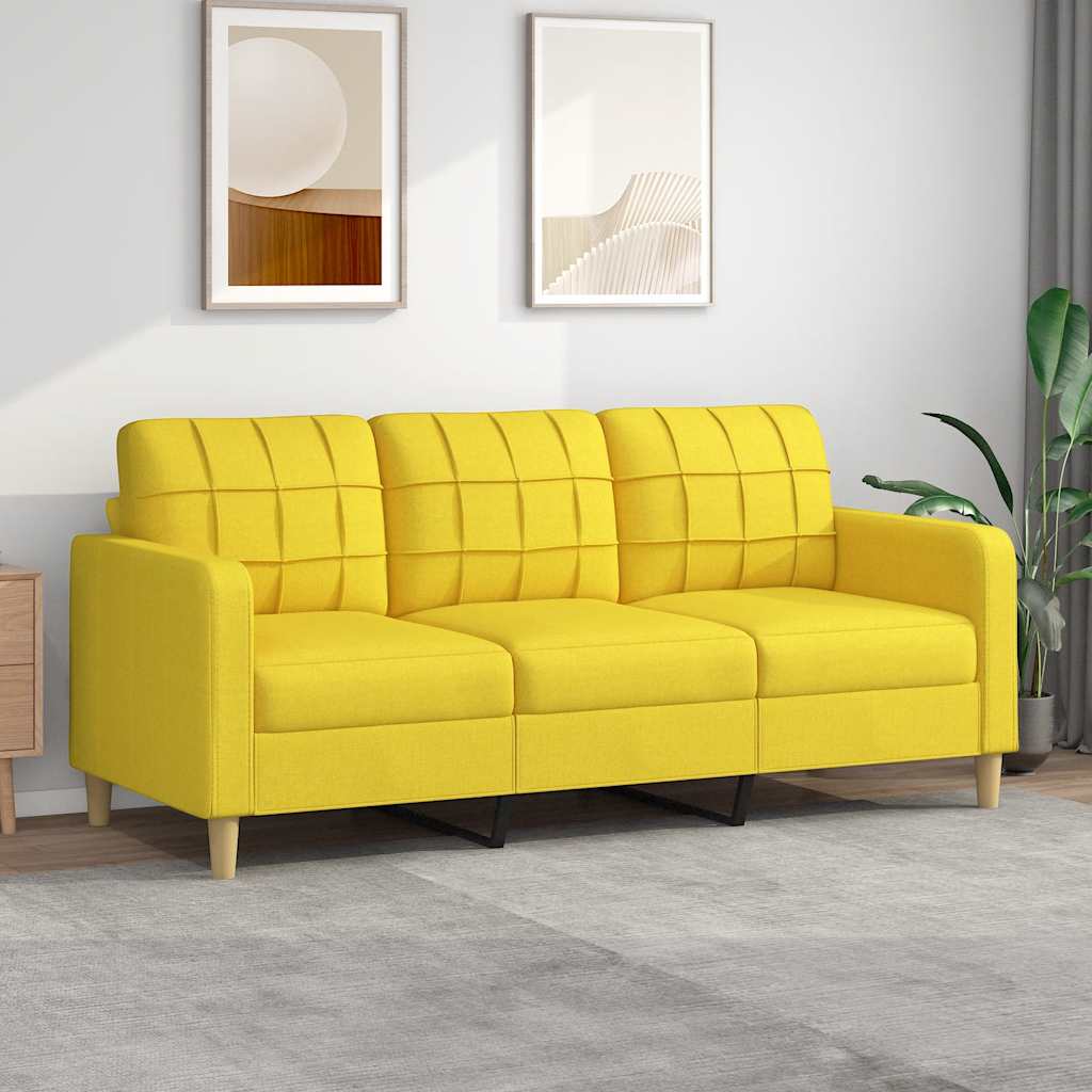 vidaXL Fauteuil 60 cm stof lichtgrijs