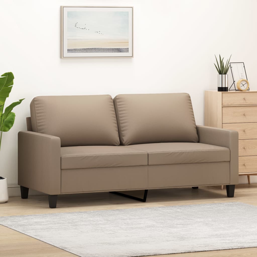 vidaXL Fauteuil 60 cm kunstleer zwart